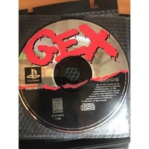 Gex (Sony PlayStation 1, 1998) PS1 Disc Only - Tested & Works!